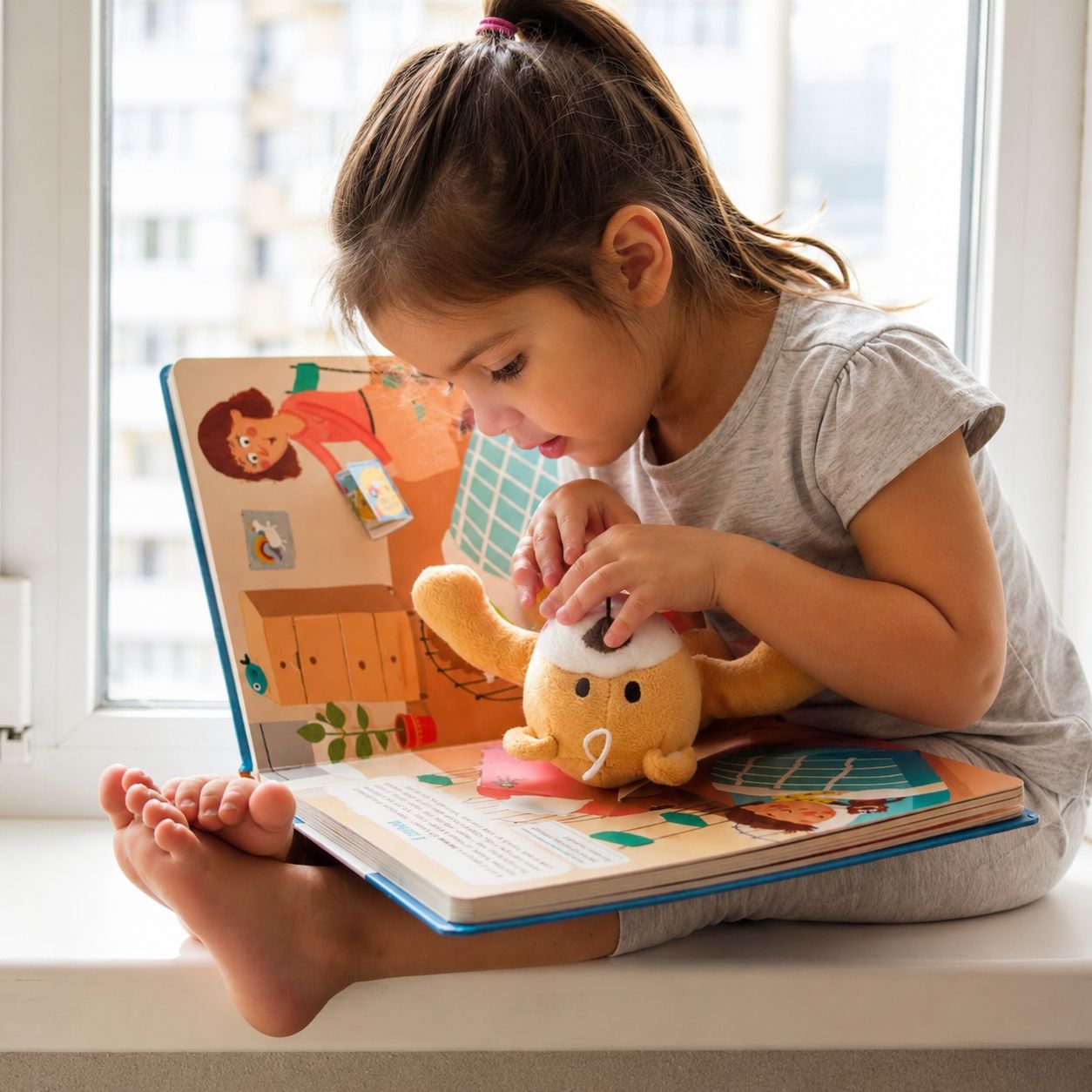 Juguetes y cuentos para niños